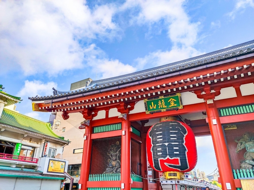 숙박 시설에서 보는 시내 전망