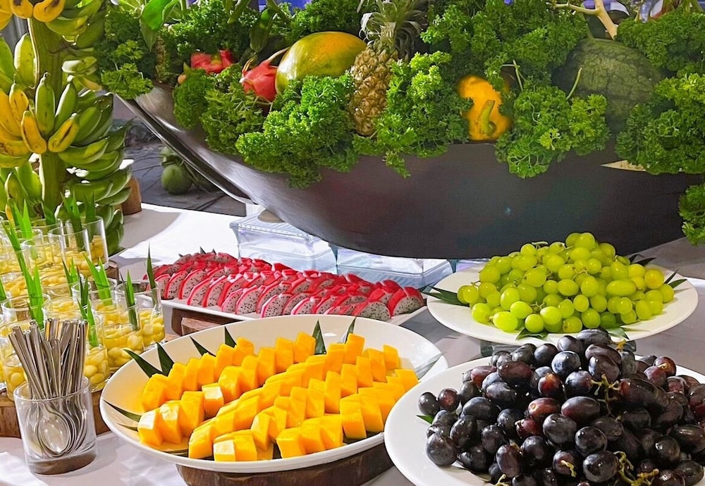 뷔페 아침 식사