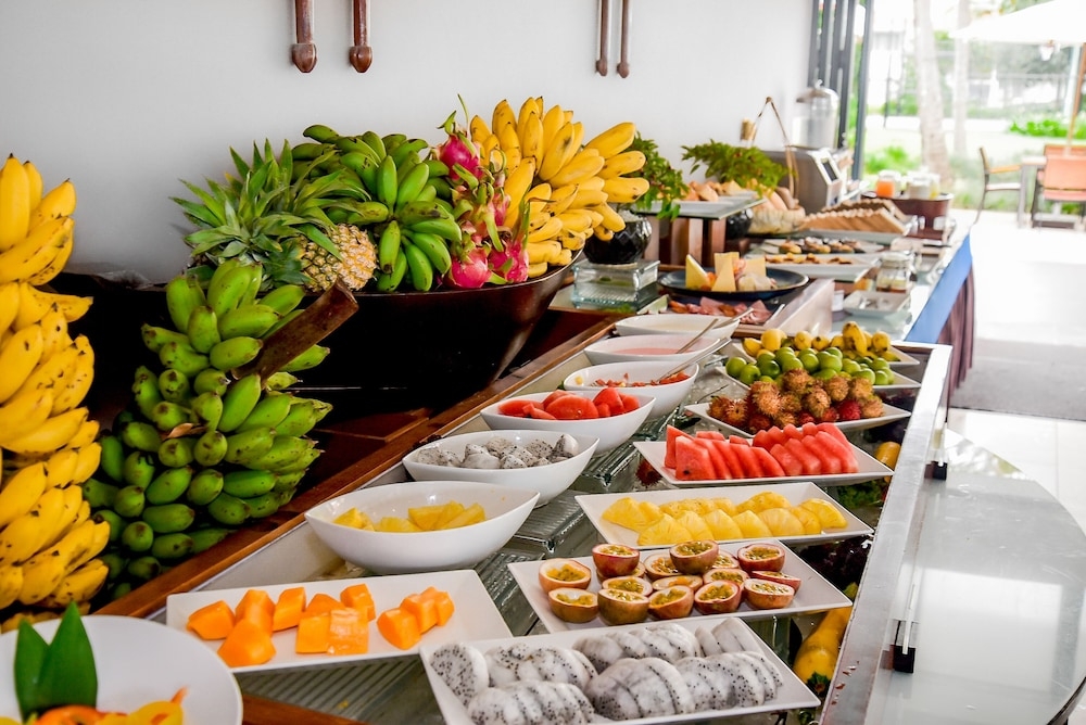 뷔페 아침 식사