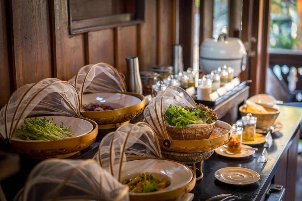 뷔페 아침 식사