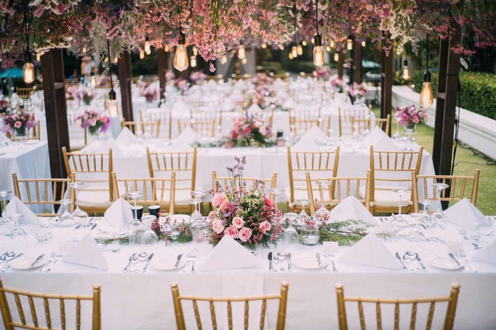 야외 결혼식 공간