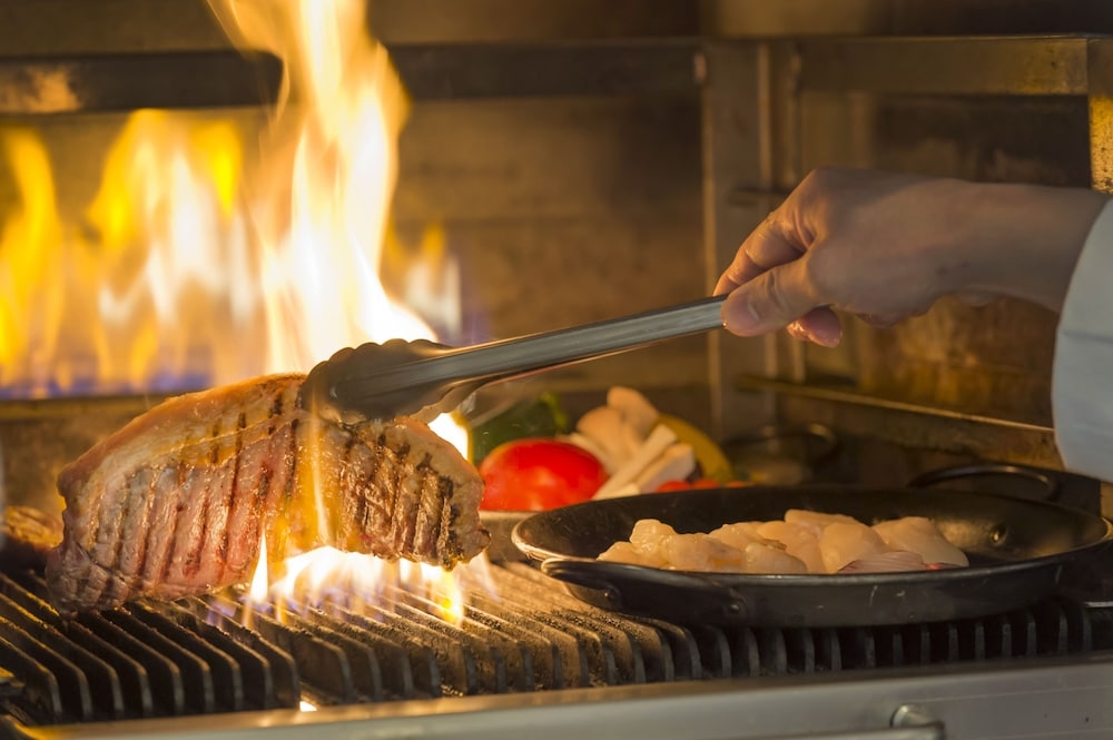 뷔페 아침 식사