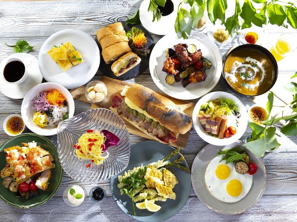 뷔페 아침 식사