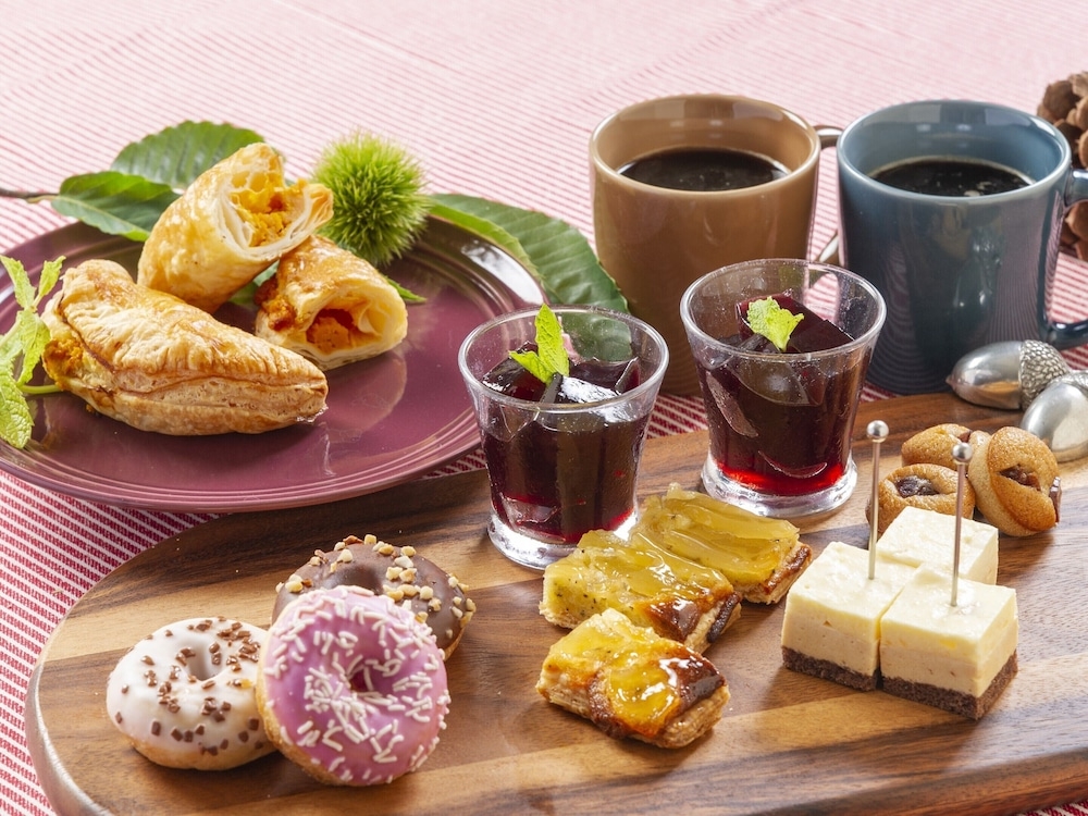 뷔페 아침 식사