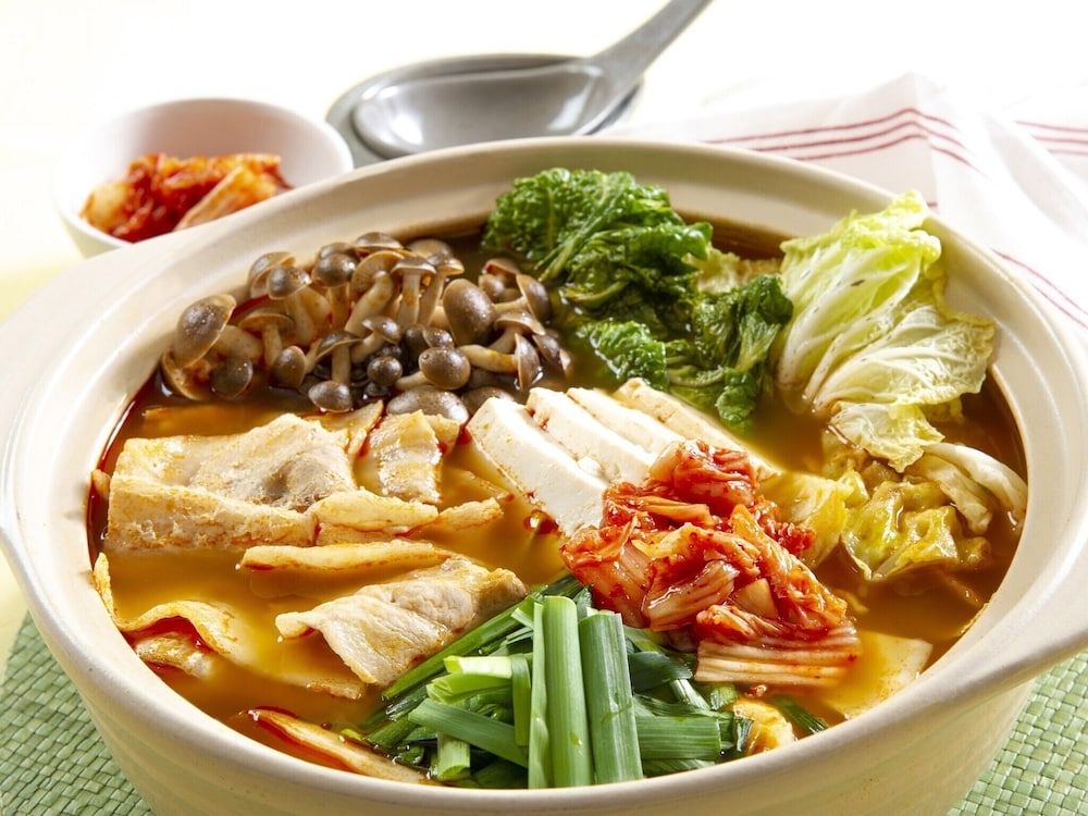 뷔페 아침 식사