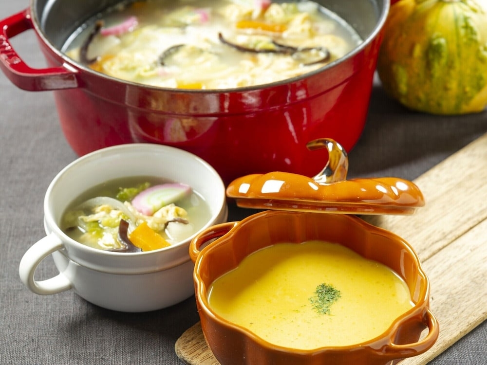 뷔페 아침 식사