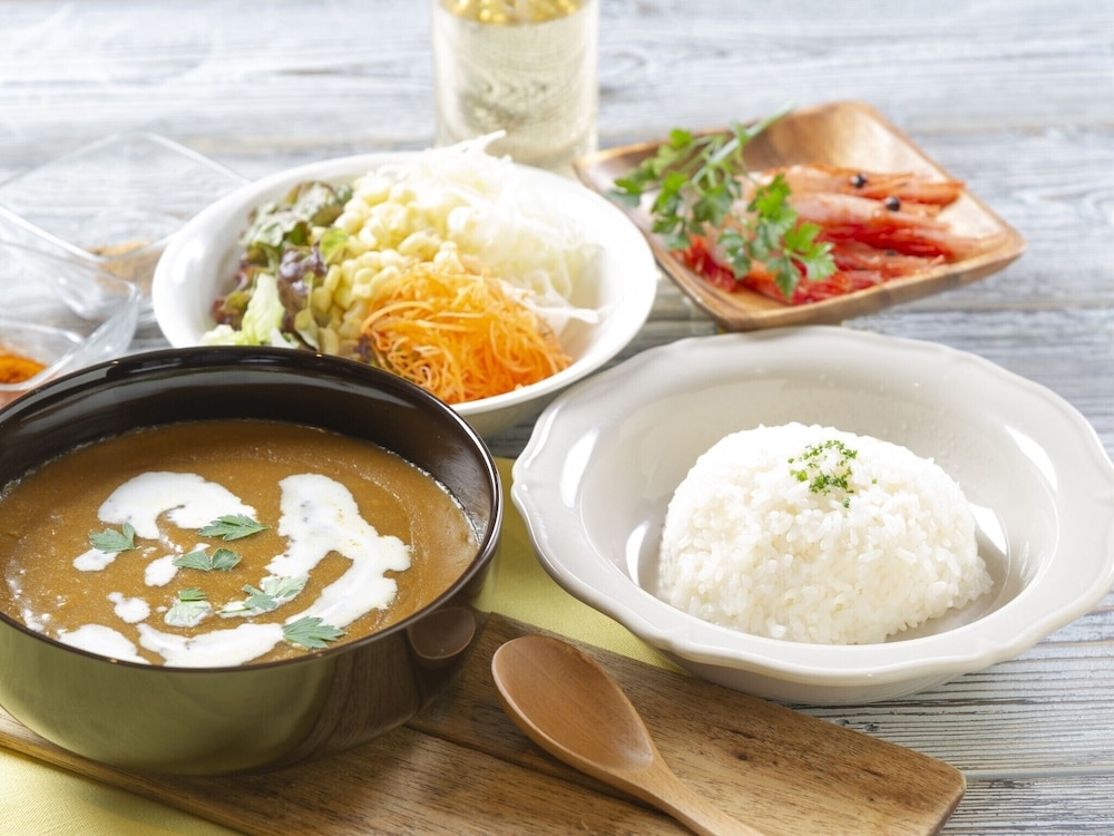 뷔페 아침 식사