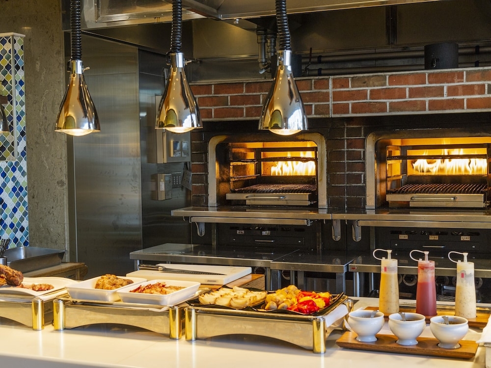 뷔페 아침 식사