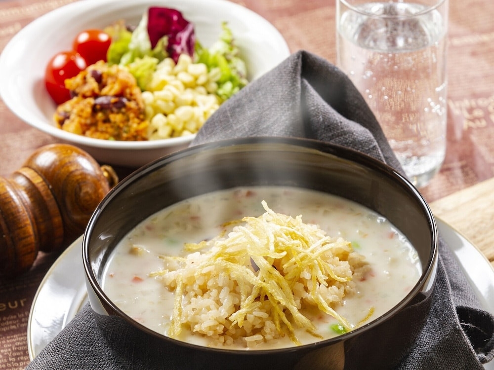 뷔페 아침 식사