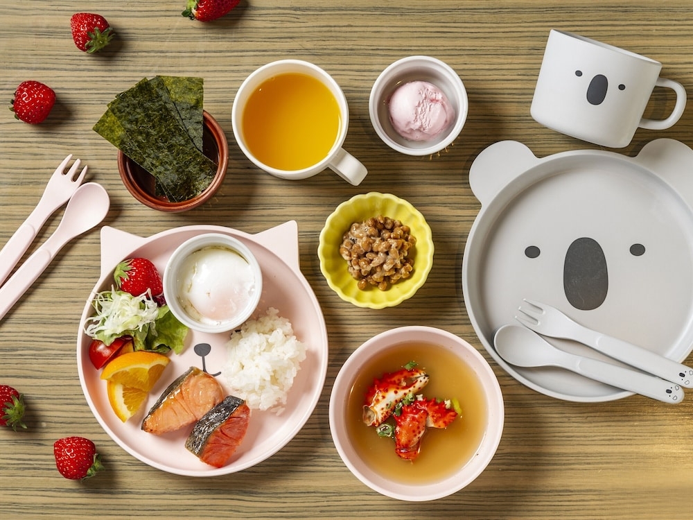 뷔페 아침 식사