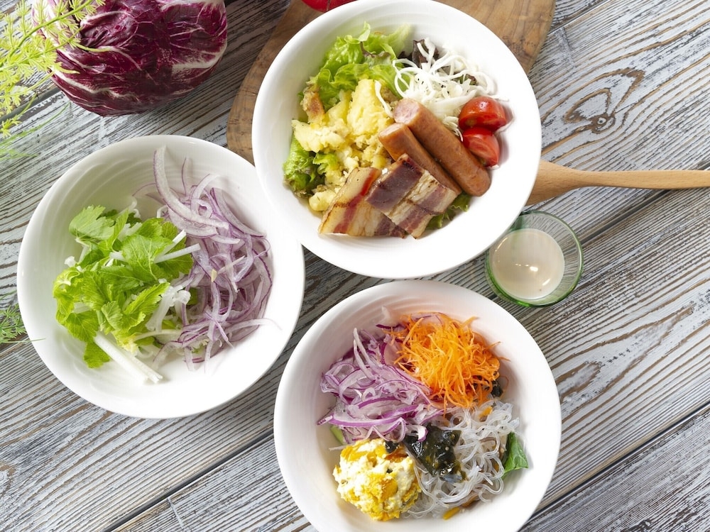 뷔페 아침 식사