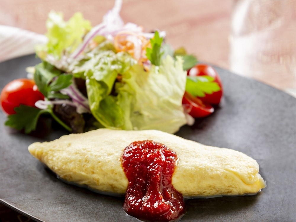 뷔페 아침 식사