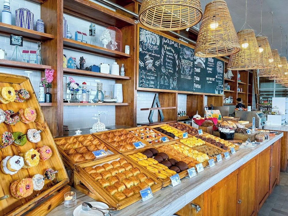 뷔페 아침 식사