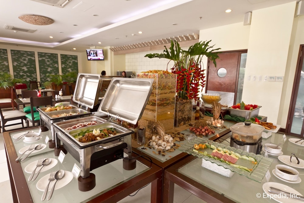 뷔페 아침 식사