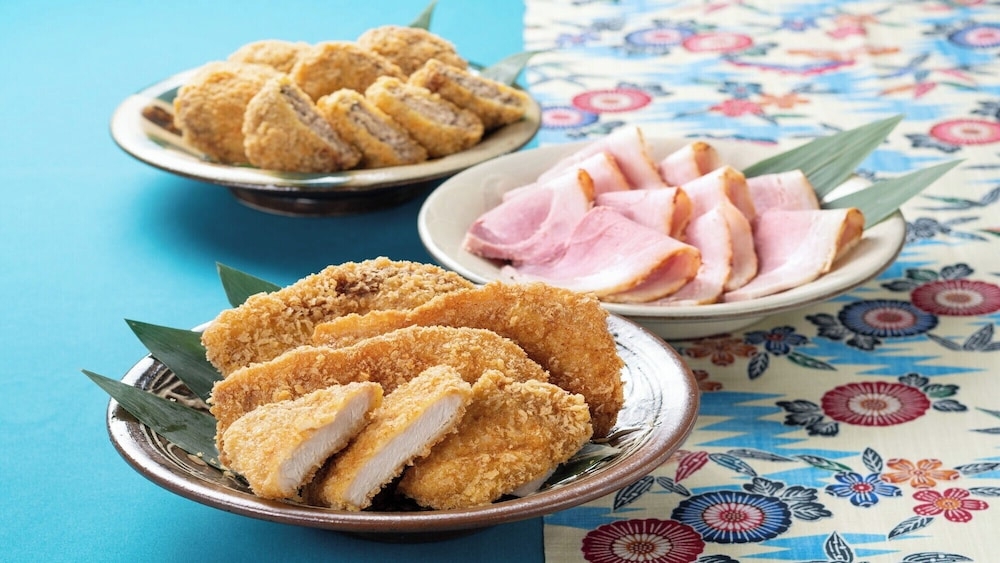 뷔페 아침 식사