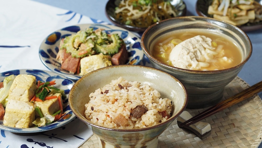 뷔페 아침 식사