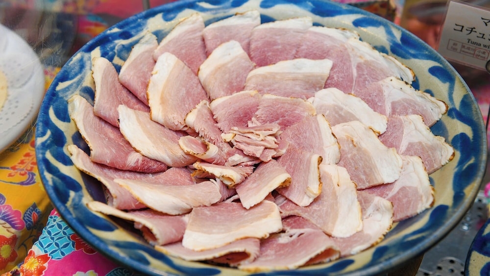 뷔페 아침 식사