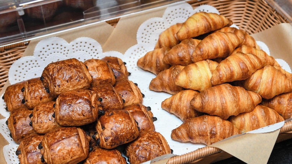 뷔페 아침 식사