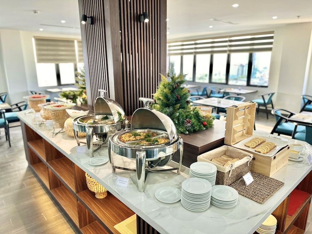 뷔페 아침 식사