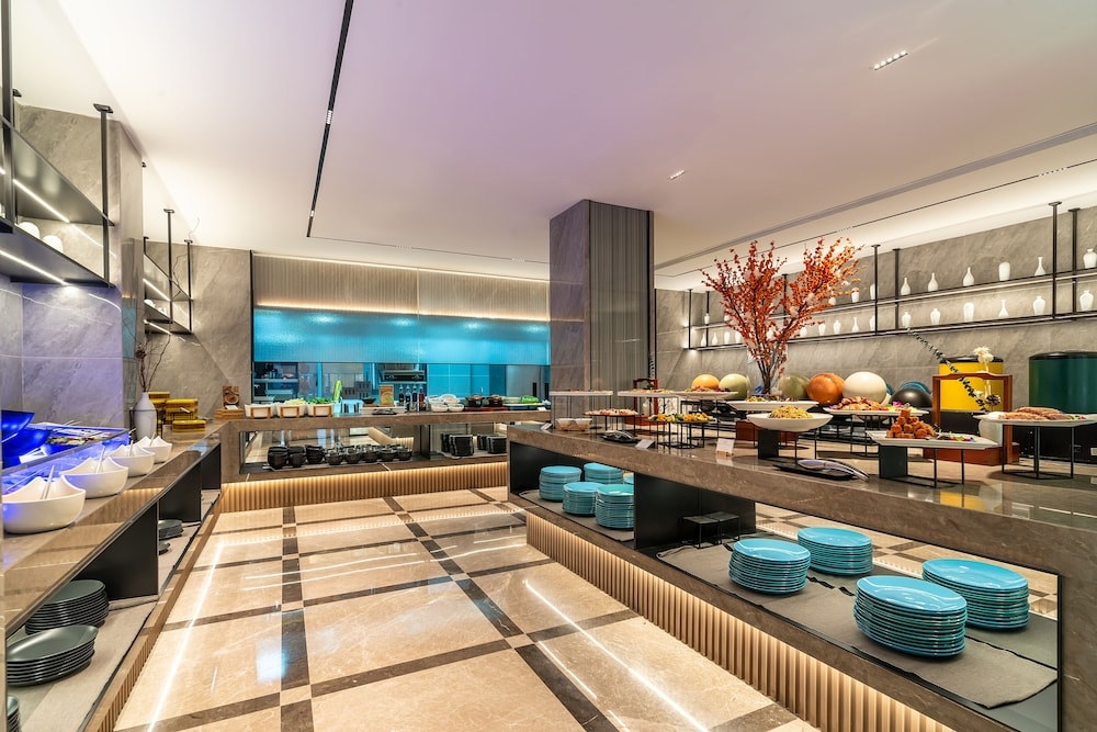 뷔페 아침 식사