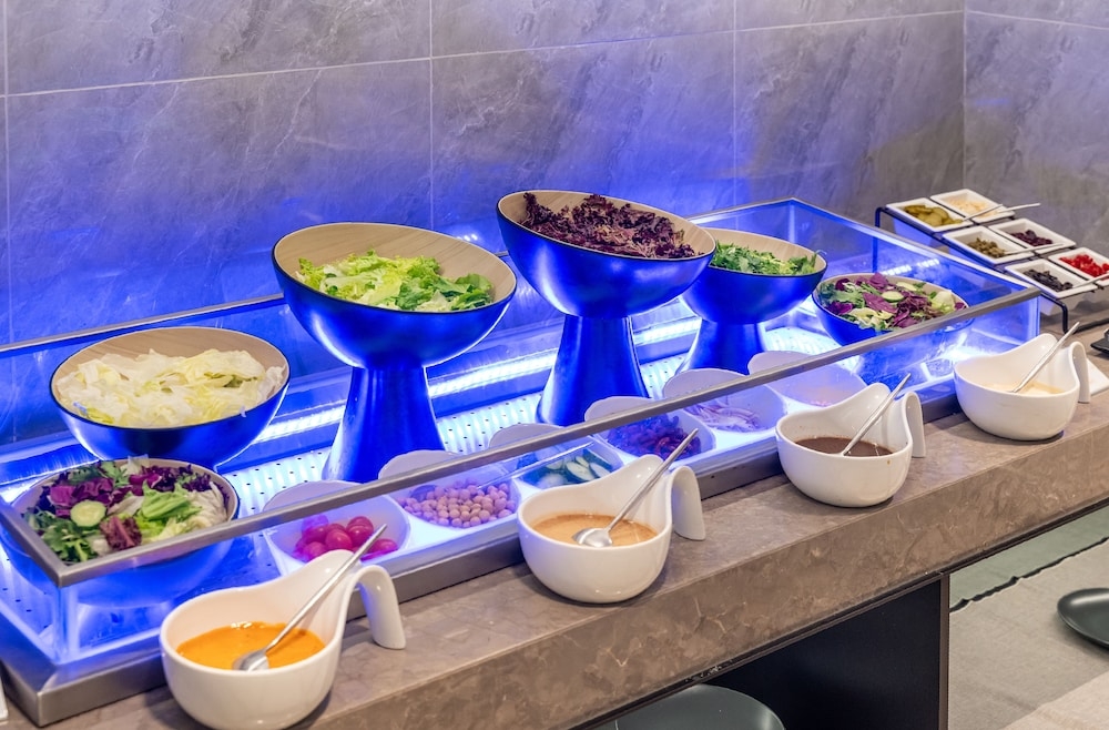 뷔페 아침 식사