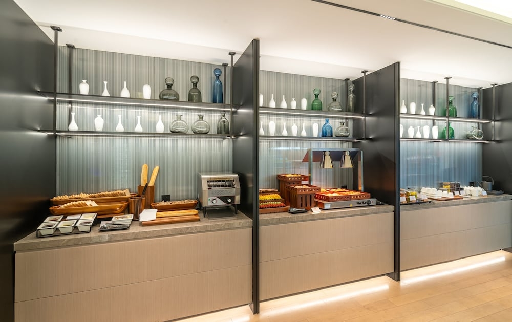 뷔페 아침 식사