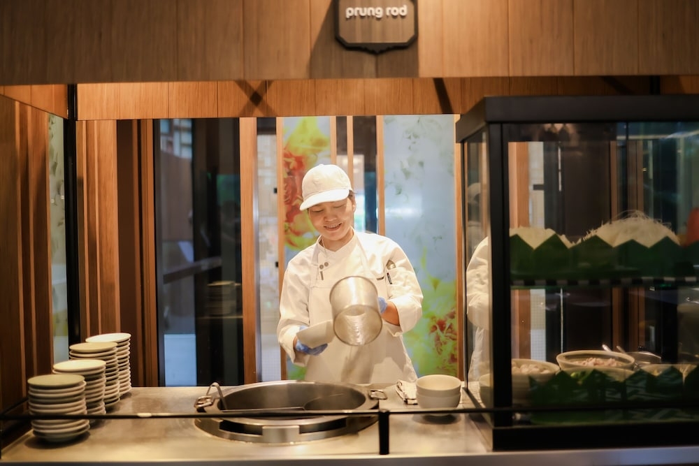 뷔페 아침 식사