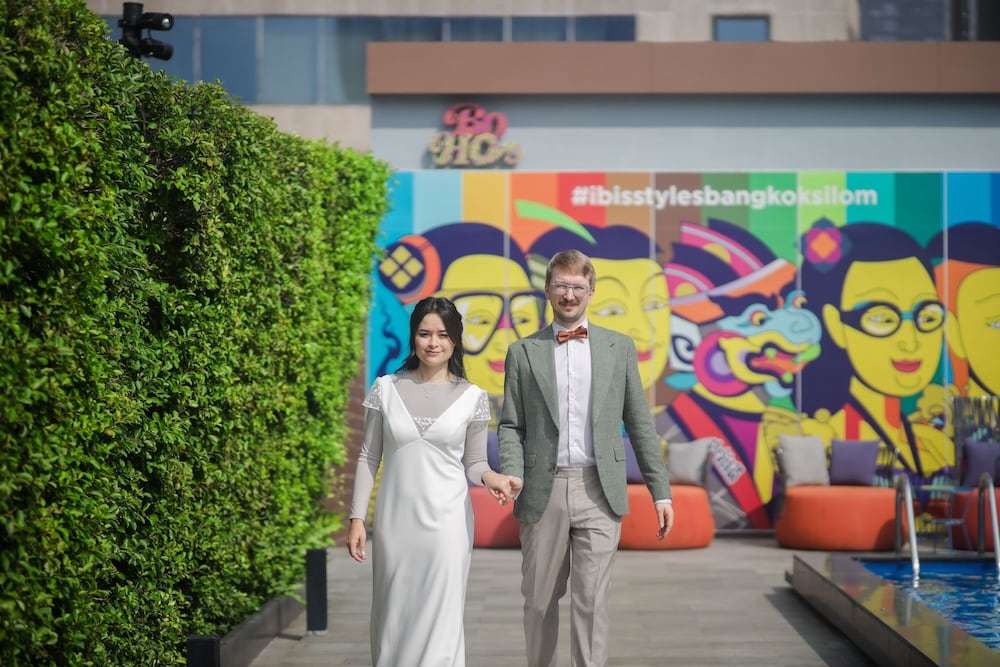 숙박 시설 입구