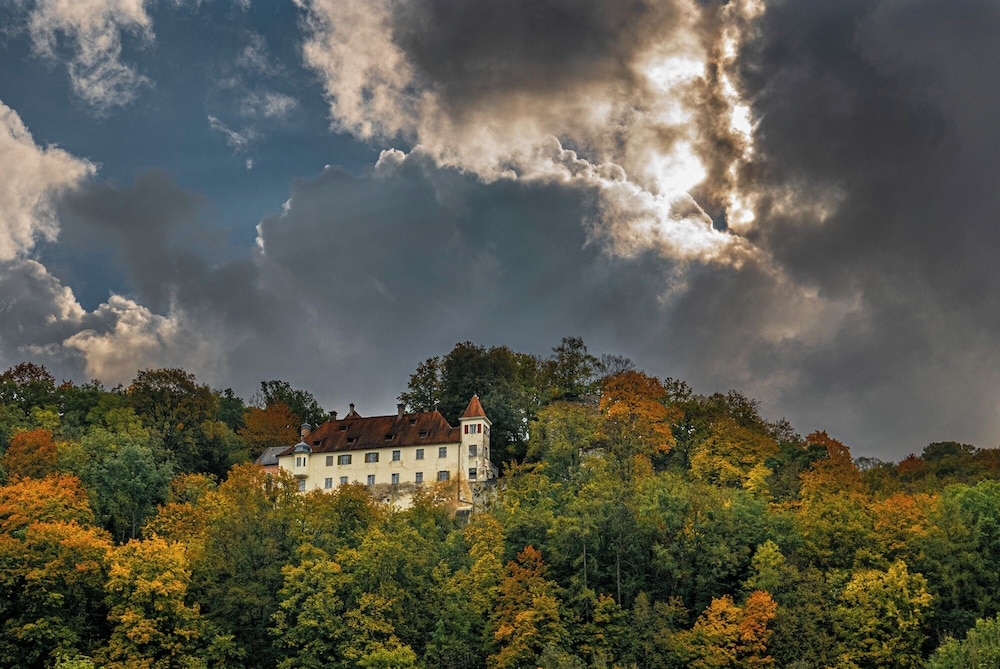 숙박 시설에서 보는 주변 전망