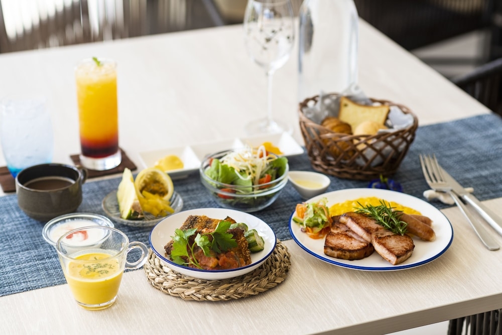 뷔페 아침 식사