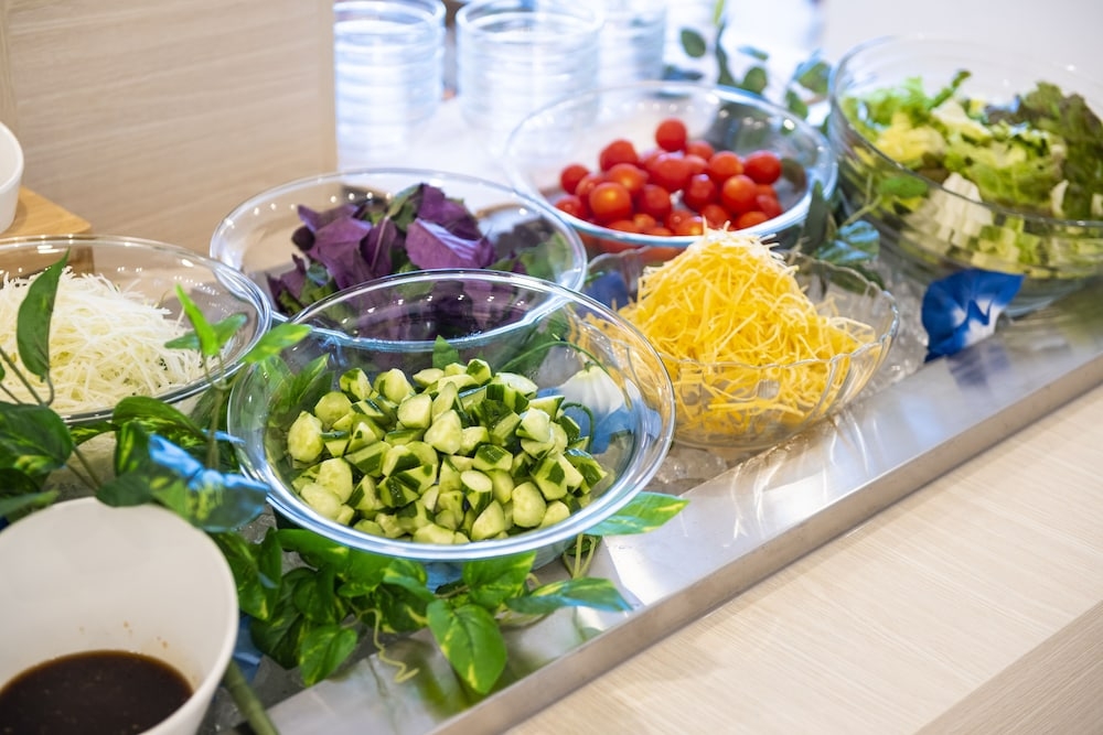 뷔페 아침 식사