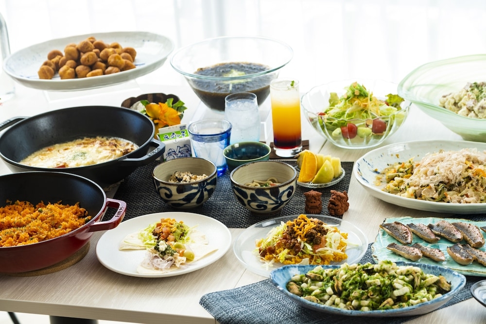 뷔페 아침 식사