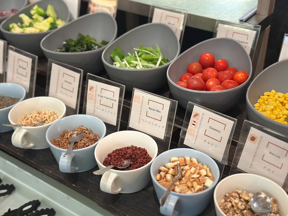 뷔페 아침 식사