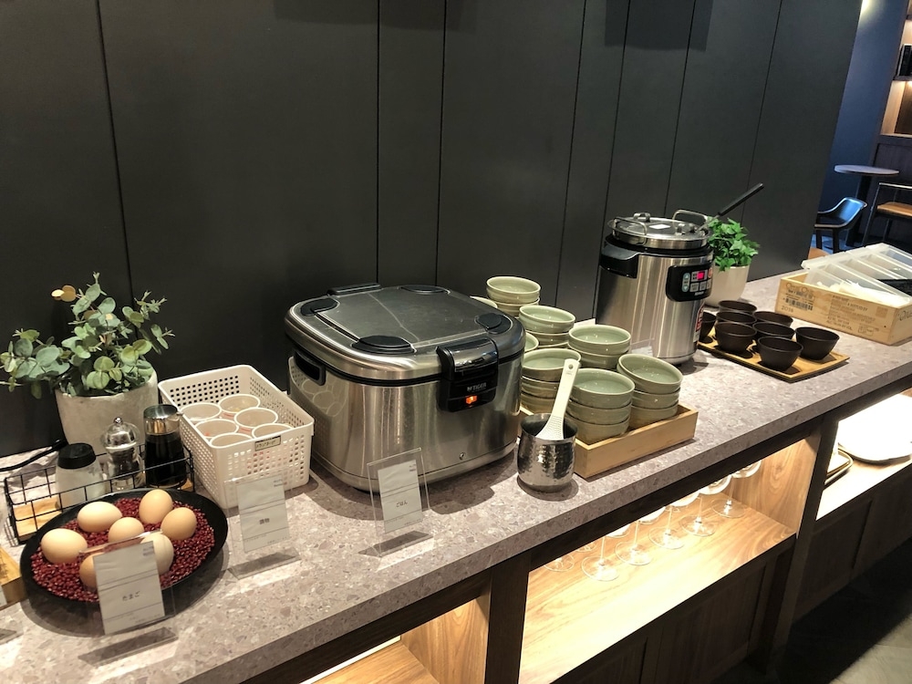 뷔페 아침 식사