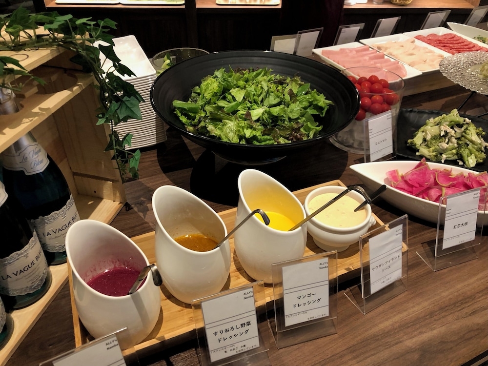 뷔페 아침 식사