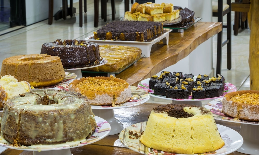 뷔페 아침 식사