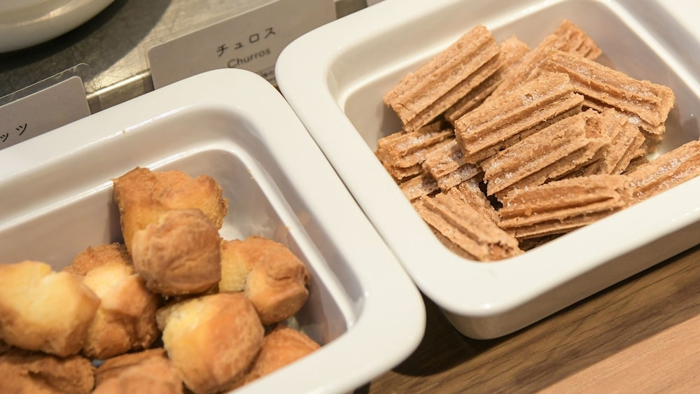 뷔페 아침 식사