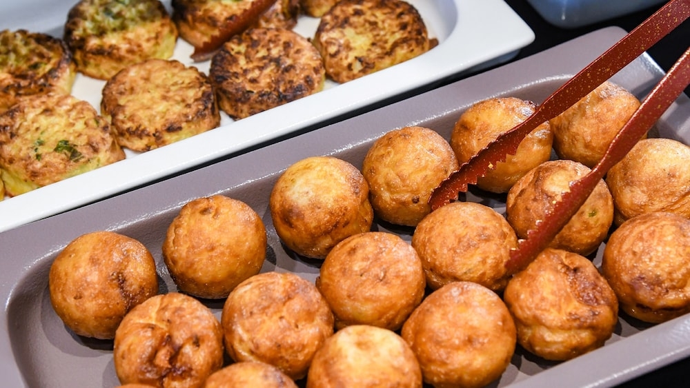 뷔페 아침 식사