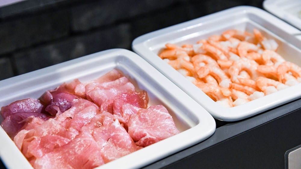 뷔페 아침 식사