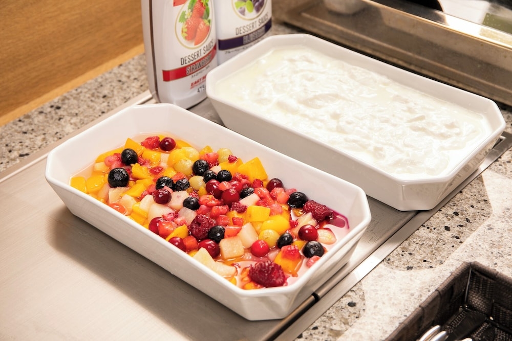 뷔페 아침 식사