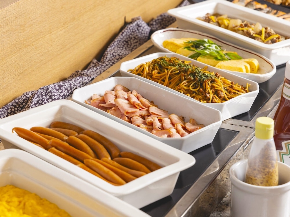 뷔페 아침 식사