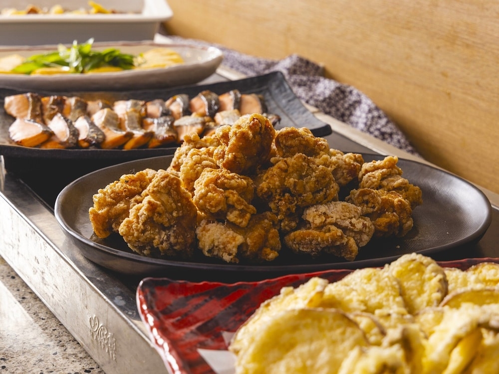 뷔페 아침 식사