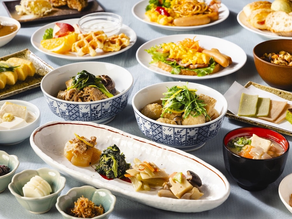 뷔페 아침 식사