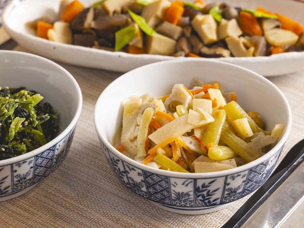 뷔페 아침 식사