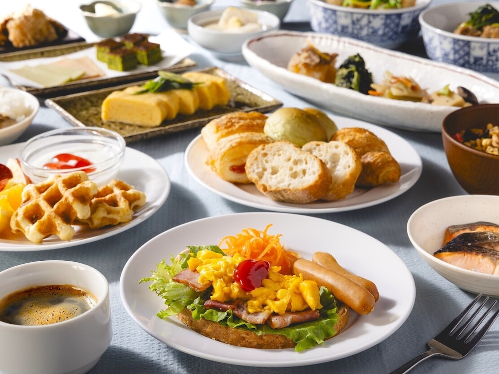 뷔페 아침 식사