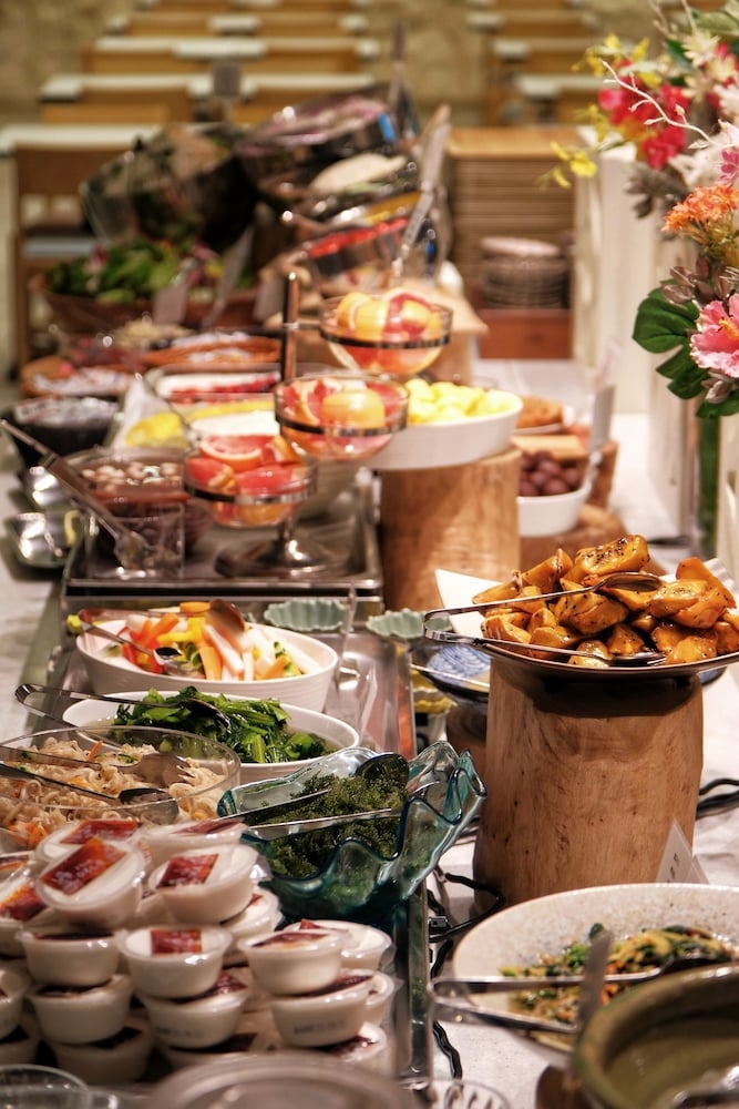 뷔페 아침 식사