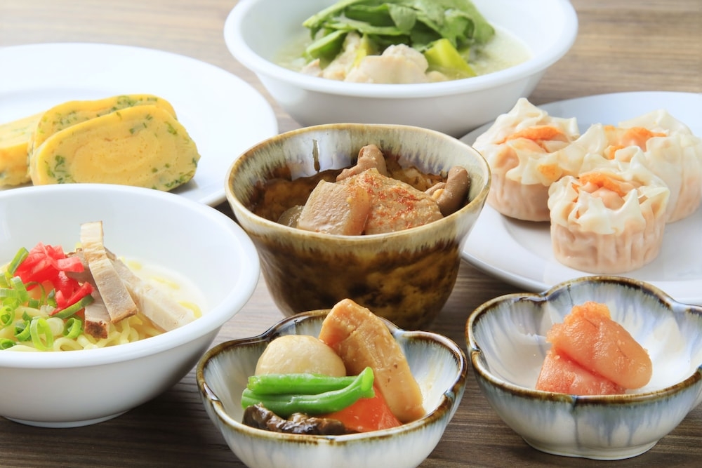 뷔페 아침 식사