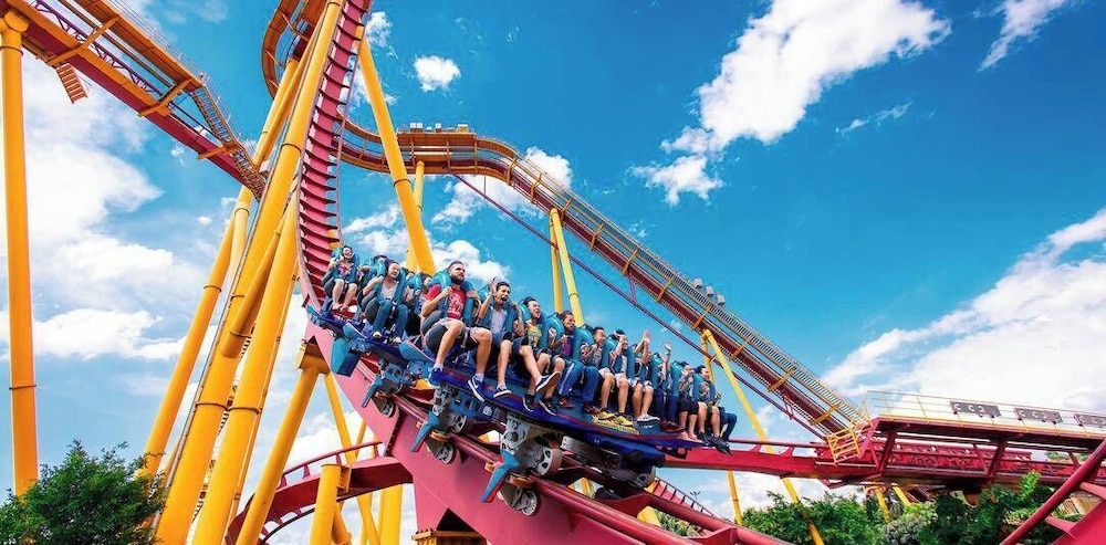 숙박 시설에서 보는 시내 전망