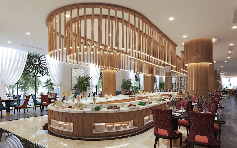 뷔페 아침 식사