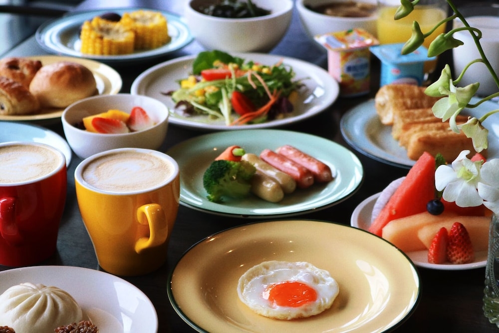 뷔페 아침 식사